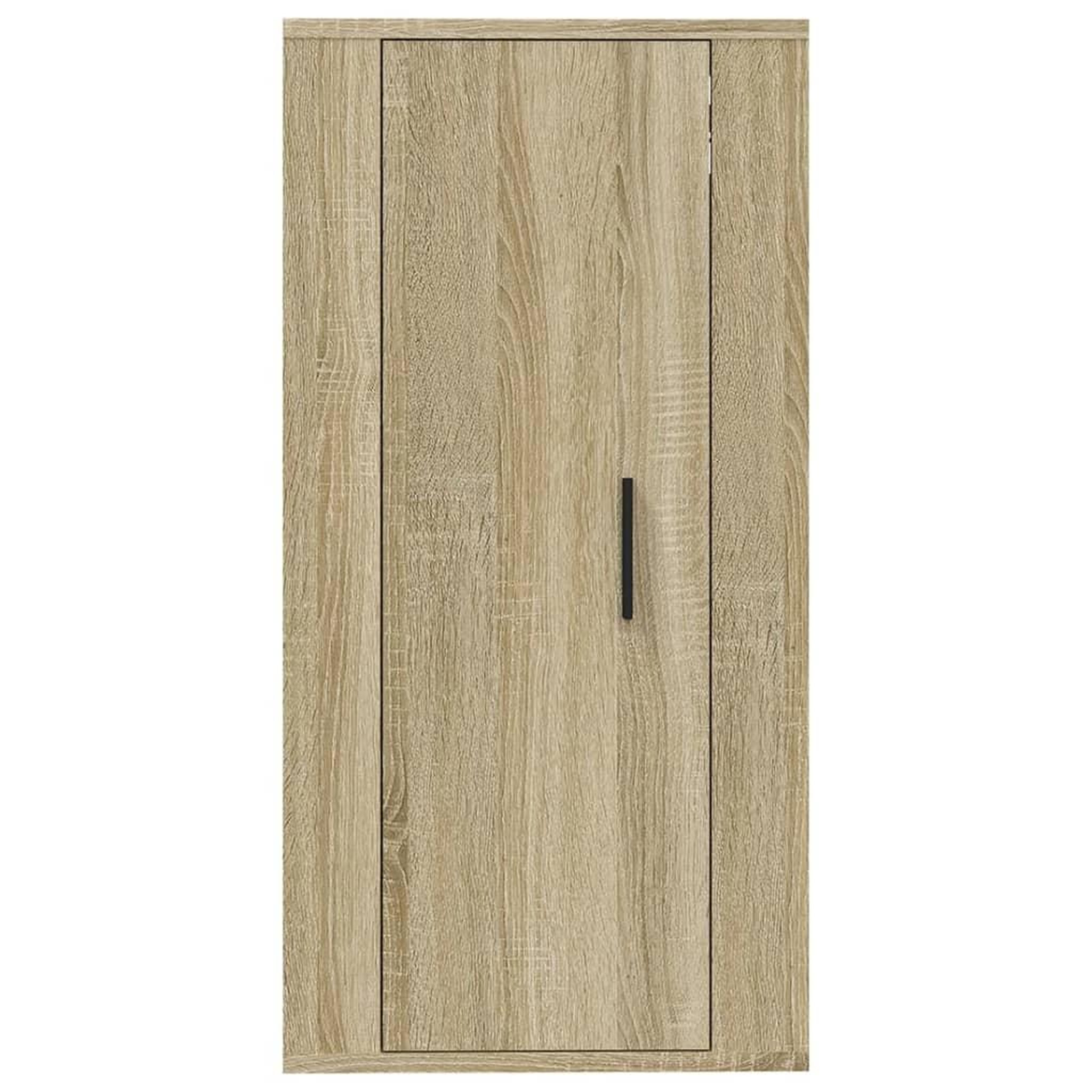 Voir la diapositive 5 : VIDAXL Meuble TV mural Chene sonoma 40x34,5x80 cm