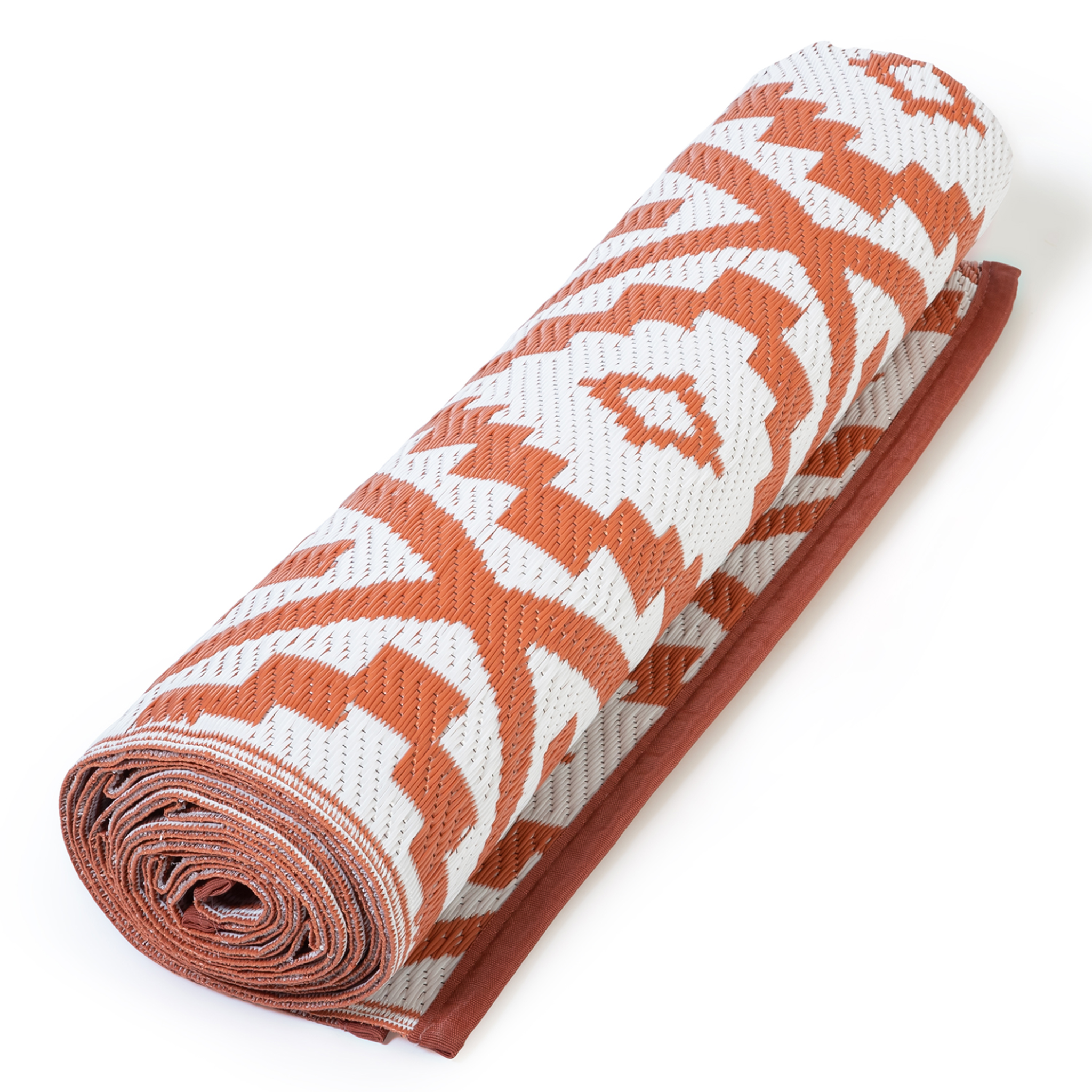 Voir la diapositive 6 : ID MARKET Tapis extérieur BAHAMAS terracotta 180 x 280 CM