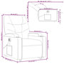 Voir la diapositive 6 : VIDAXL Fauteuil inclinable de massage electrique cappuccino similicuir