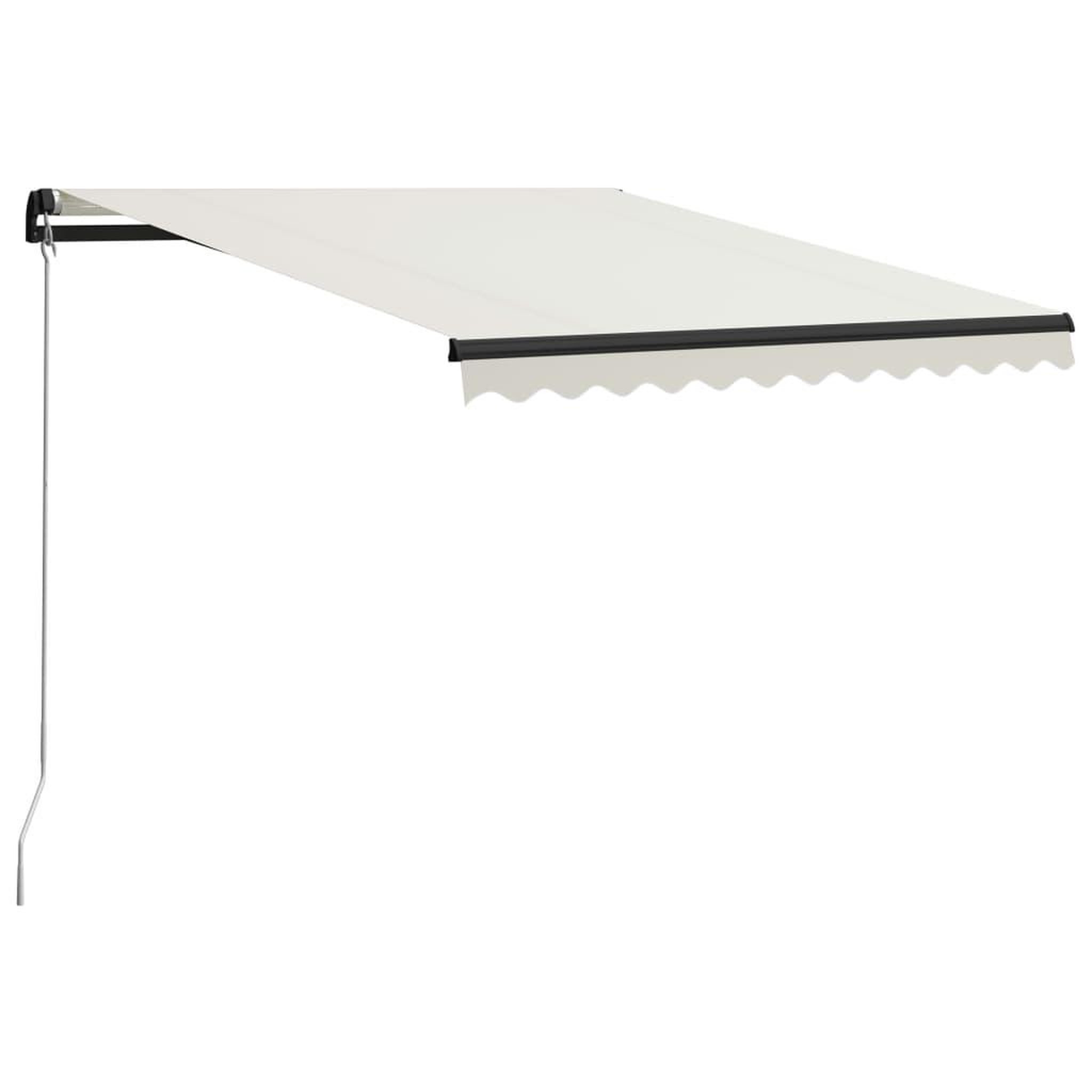 VIDAXL Auvent manuel retractable 300x250 cm Creme