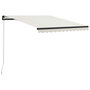 Voir la diapositive 1 : VIDAXL Auvent manuel retractable 300x250 cm Creme