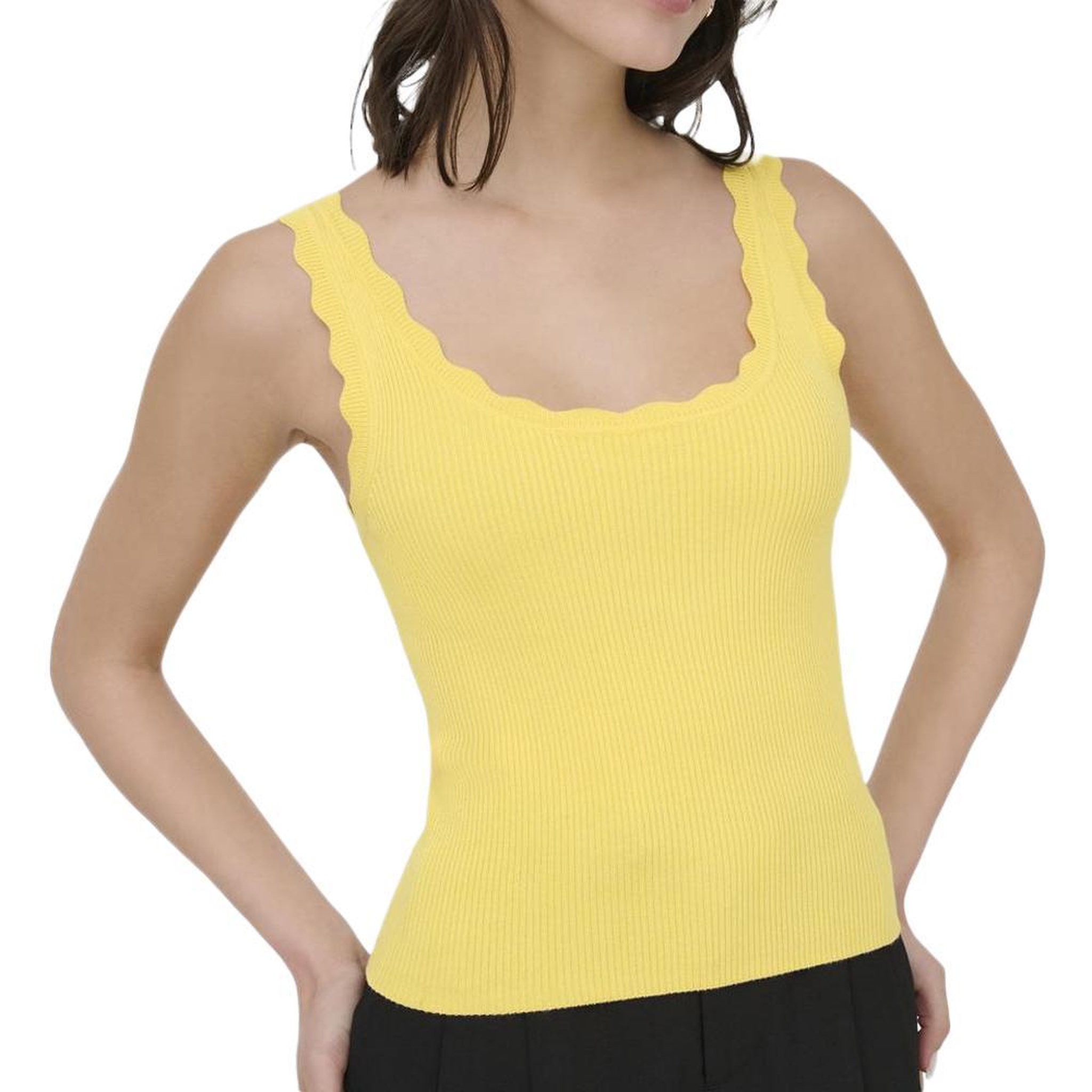 JACQUELINE DE YONG Débardeur Jaune Femme JDY Nanna. Coloris disponibles : Jaune