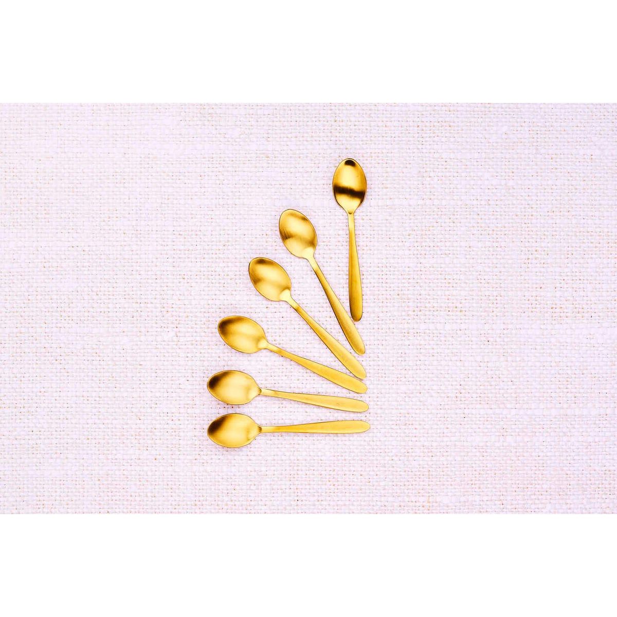 BJORN Coffret 6 petites cuillères KAJA - Gold