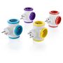 Voir la diapositive 2 : WATT AND CO Multiprise rotative 3x16A Blanc