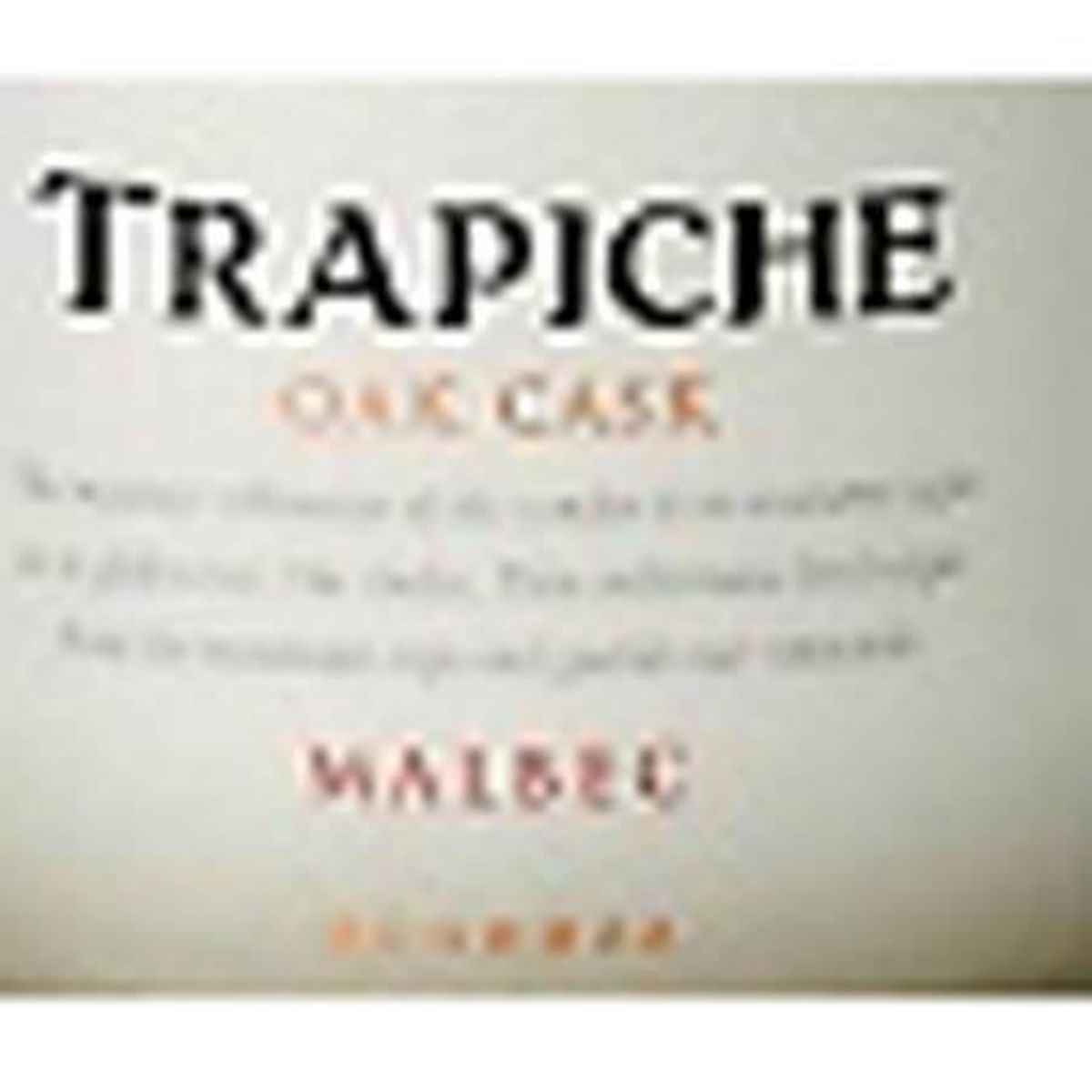 Trapiche Oak Cask Malbec 2010