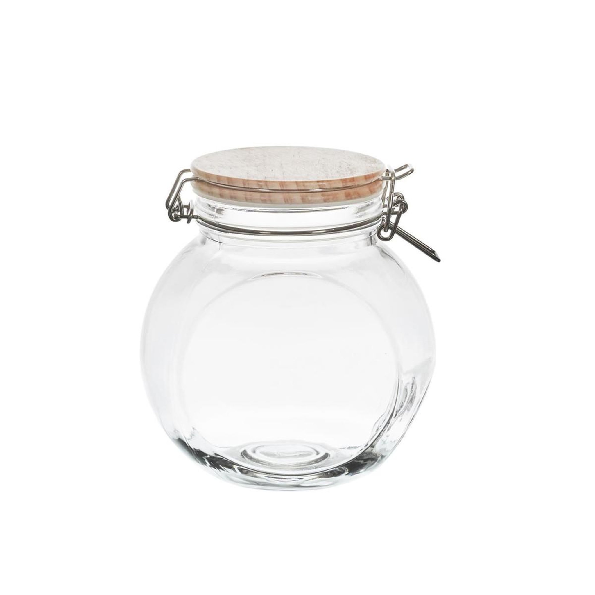 Voir la diapositive 2 : COOK CONCEPT Bocal de Conservation  Bois  1,3L Transparent