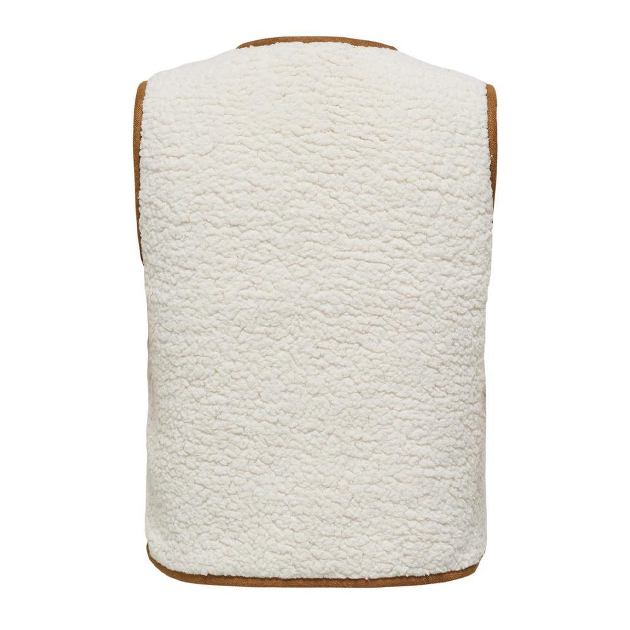 Voir la diapositive 2 : Only Gilet Beige Femme Only Agate
