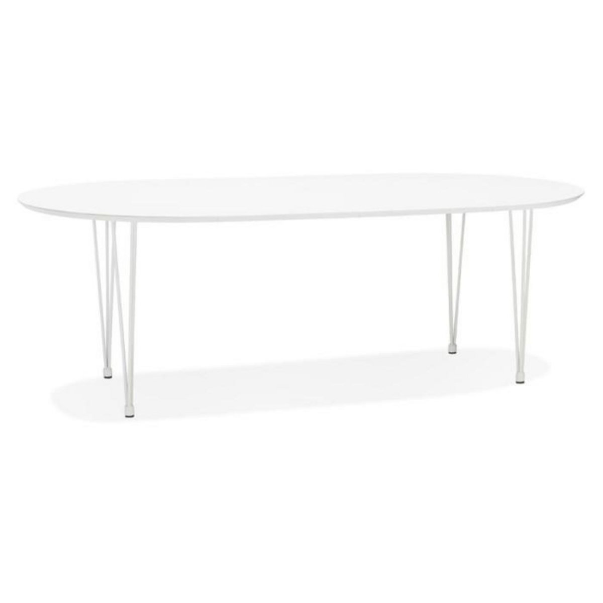 Paris Prix Table de Repas Extensible  Babao  120-220cm Blanc