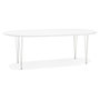 Voir la diapositive 1 : Paris Prix Table de Repas Extensible  Babao  120-220cm Blanc