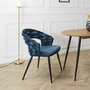 Voir la diapositive 2 : The Home Deco Factory Lot de 2 chaises assise tressée LUND