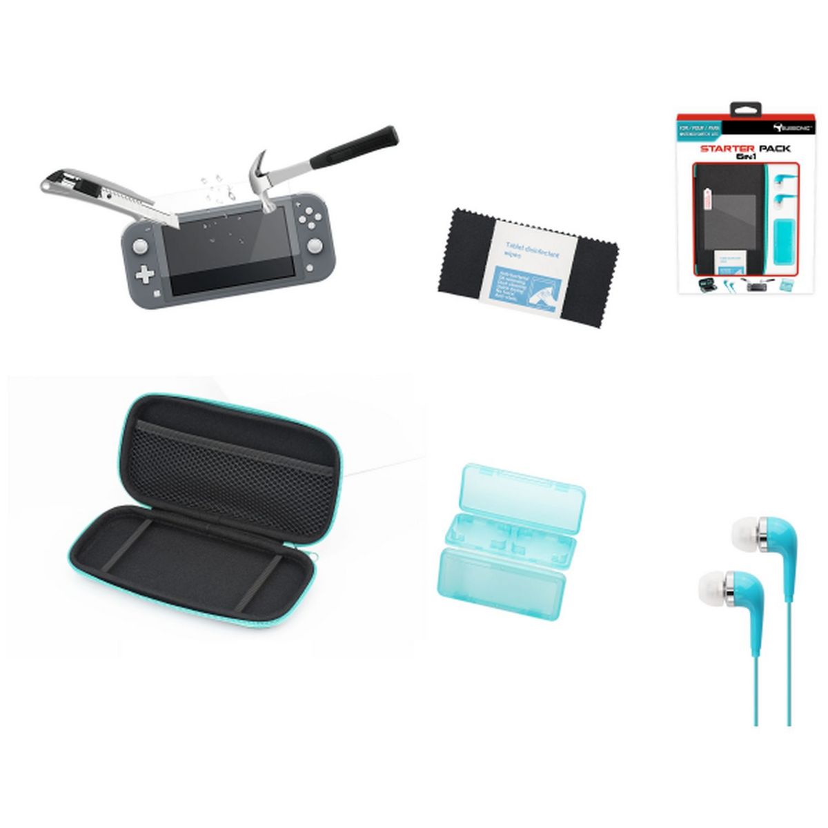 Starter Pack 6 en 1 Nintendo Switch Lite