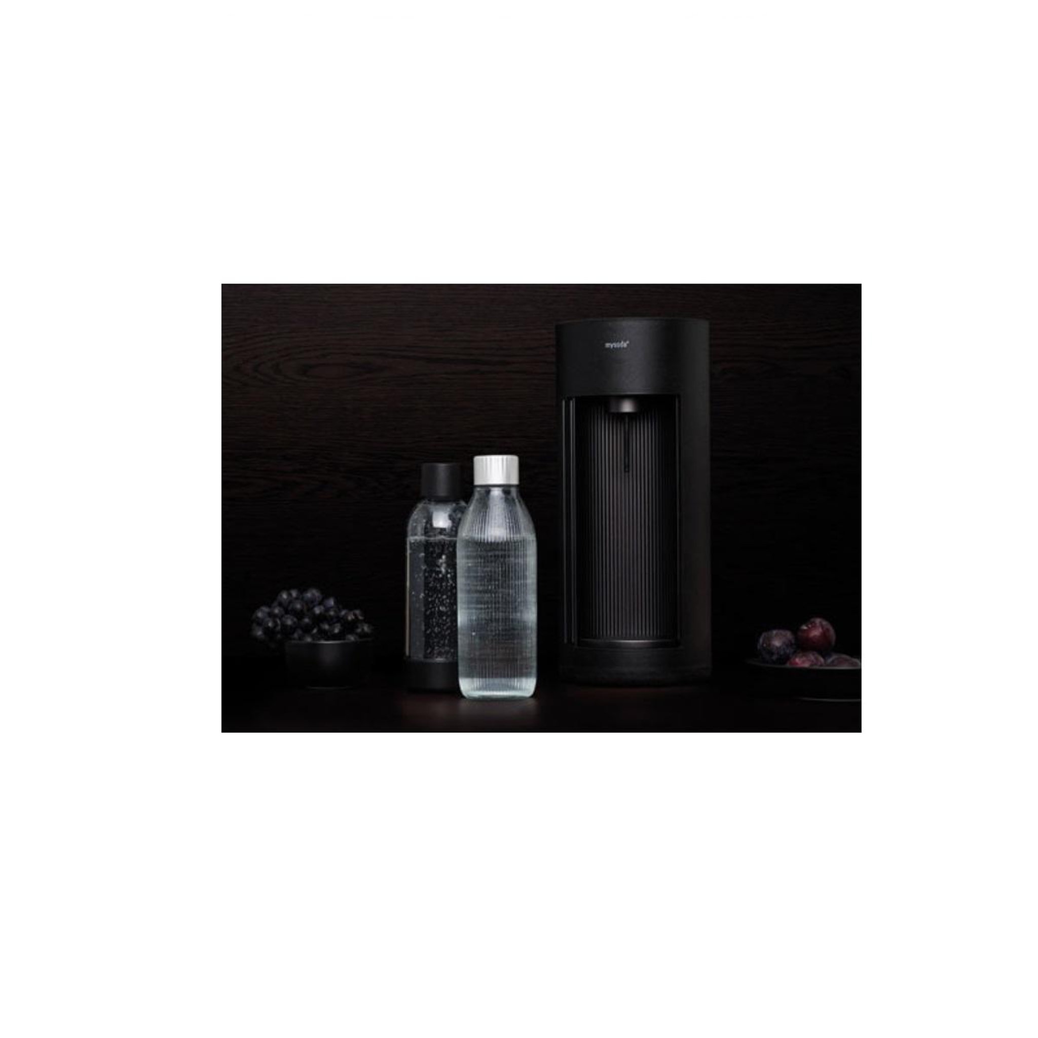 Voir la diapositive 4 : MY SODA Machine à gazéifier l'eau + 2 bouteilles noir - gl004f-b-fr