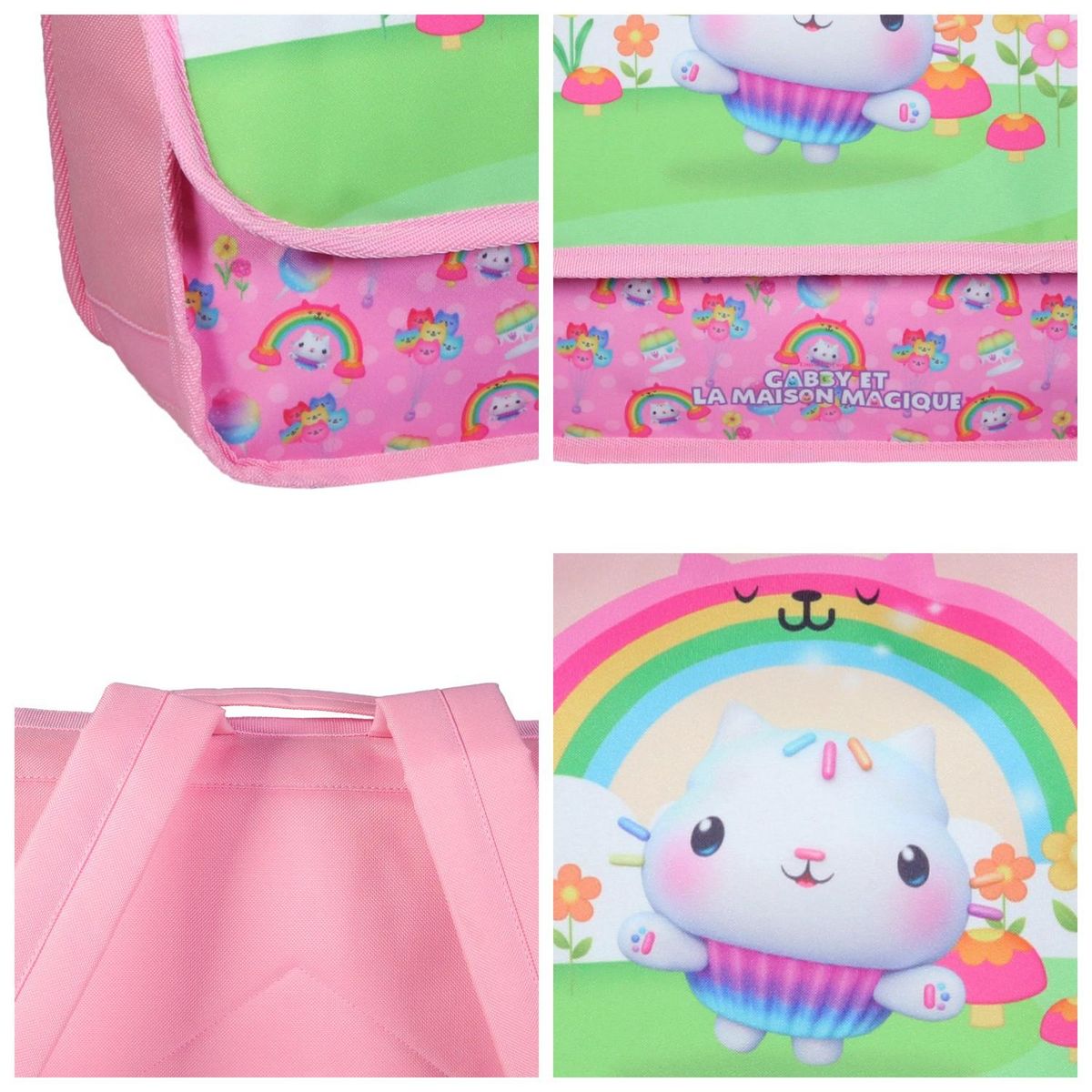 Bagtrotter BAGTROTTER Cartable 32 cm maternelle  Gabby et la maison magique Rose