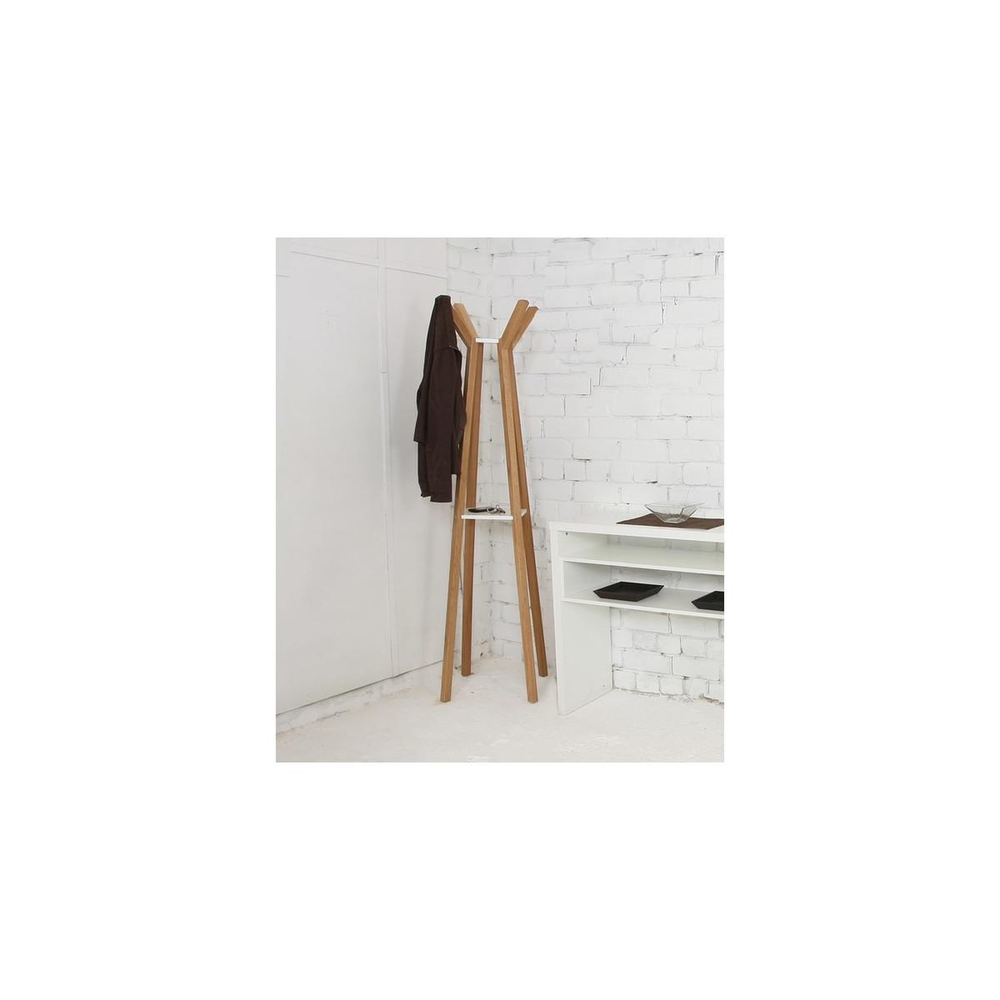 Voir la diapositive 3 : Paris Prix Porte-manteau design  everest  180cm chêne