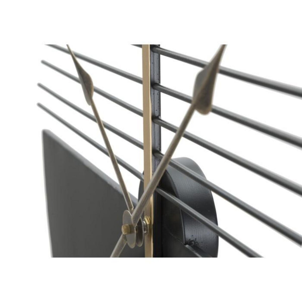 Paris Prix Horloge Murale en Métal  Glam Stick  60cm Noir & Or