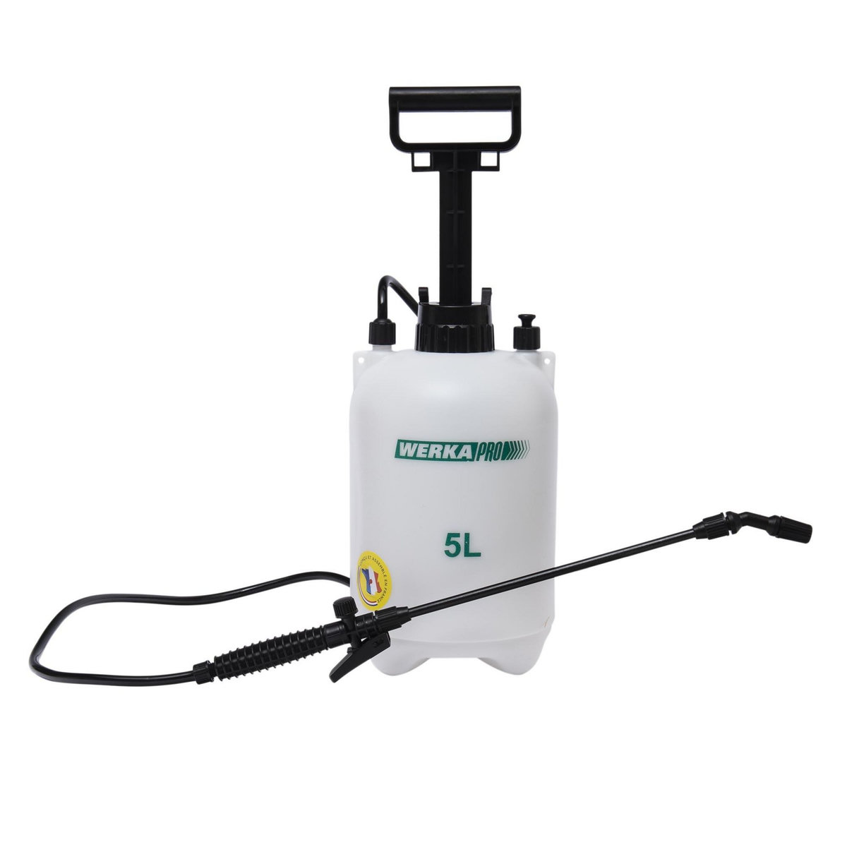 WERKA PRO Pulvérisateur à Main 5 Litres - Pulvérisateur Jardin Et Nettoyage Avec Lance Aluminium, Fabrication Française
