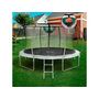 Voir la diapositive 2 : Habitat et Jardin Trampoline avec filet intérieur  jumper  - Ø 4,25 m - Gris