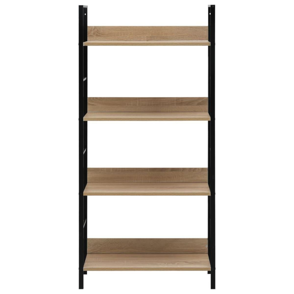 VIDAXL Bibliotheque a 4 niveaux chene 60x27,6x124,5 cm bois ingenierie