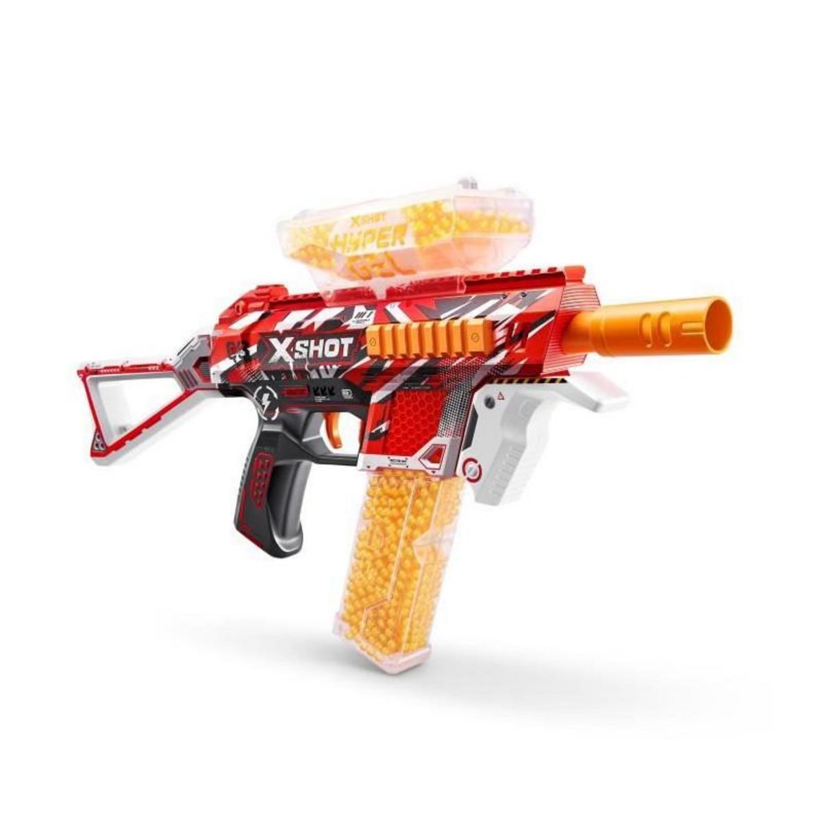 ZURU Blaster Hyper Gel - ZURU - X-SHOT Medium Trace Fire - Automatique et semi-automatique - 2500 pastilles - Portée 51 m/sec