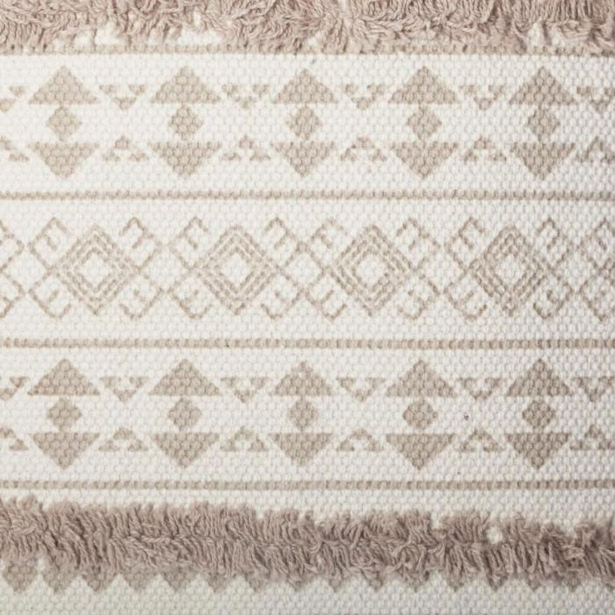 ATMOSPHERA Housse de Coussin Tuftée  Etnik  40x40cm Lin