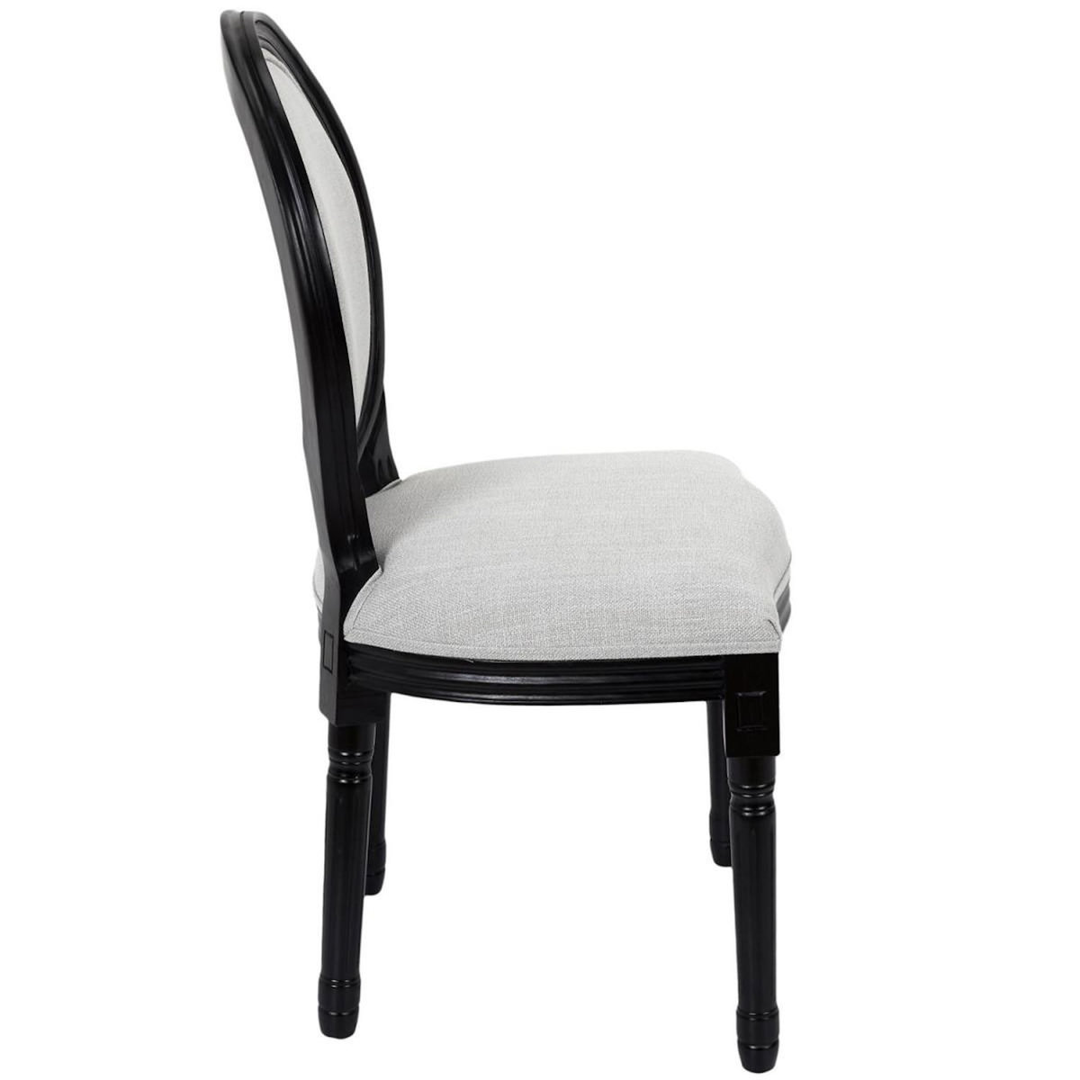 Paris Prix Lot de 2 Chaises Design  Eleonor  96cm Noir & Gris