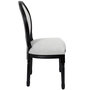 Voir la diapositive 2 : Paris Prix Lot de 2 Chaises Design  Eleonor  96cm Noir & Gris