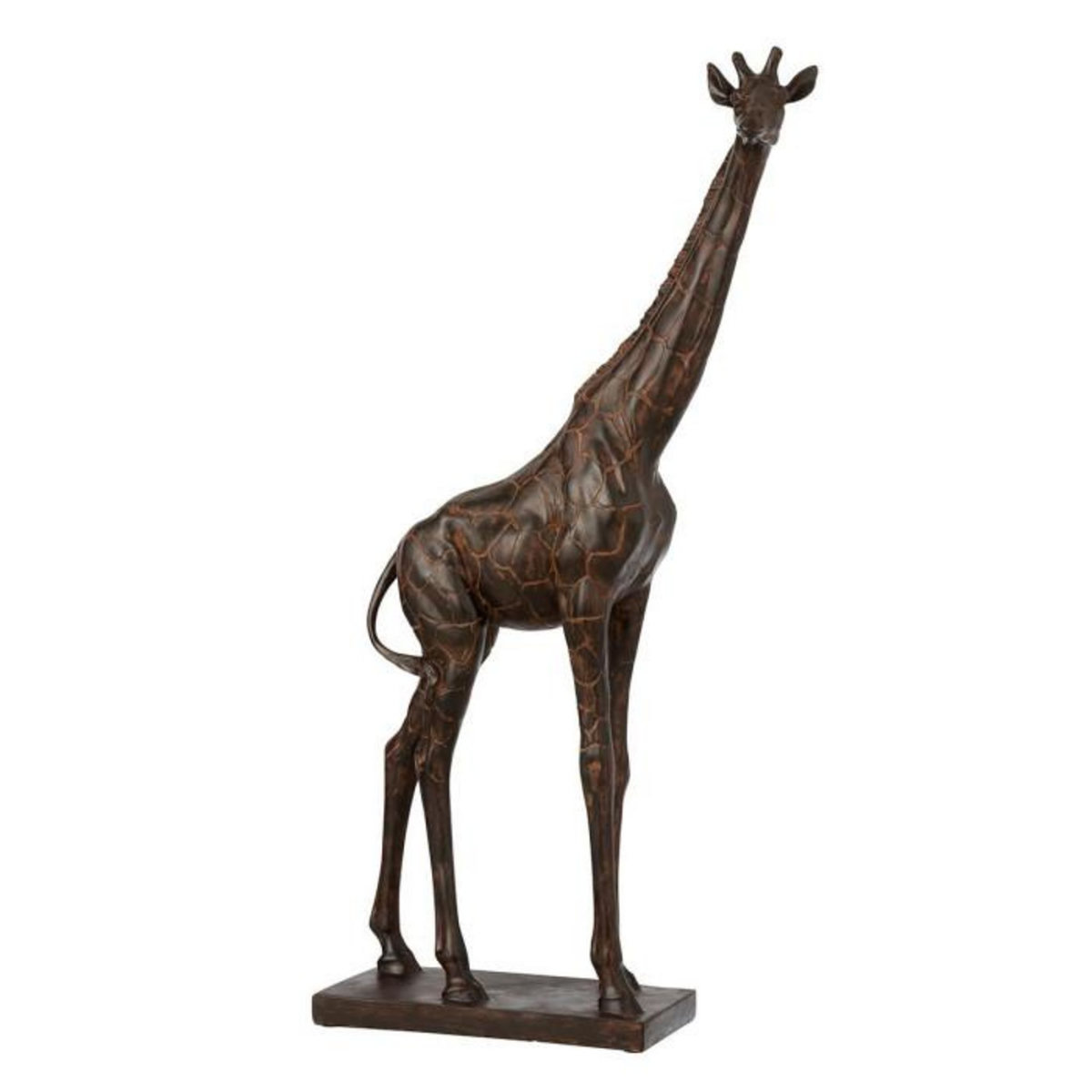 Paris Prix Statuette Déco  Girafe  73cm Marron