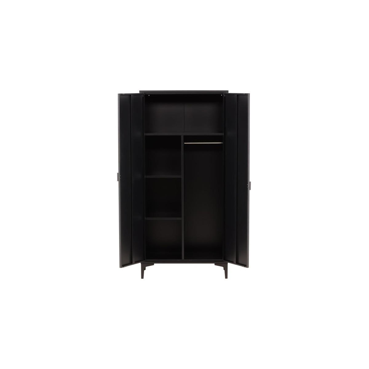 Paris Prix Armoire Design 2 Portes  Piring  85cm Noir