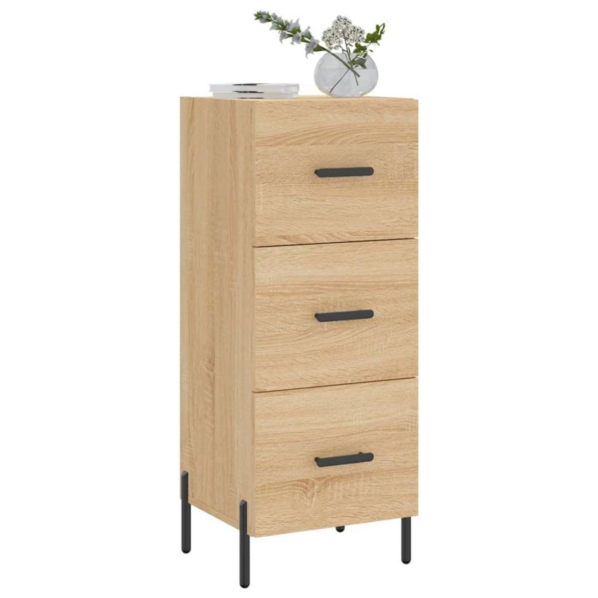 VIDAXL Buffet Chene sonoma 34,5x34x90 cm Bois d'ingenierie