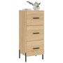 Voir la diapositive 3 : VIDAXL Buffet Chene sonoma 34,5x34x90 cm Bois d'ingenierie