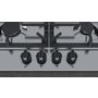 Voir la diapositive 2 : Neff Table de cuisson à gaz 75cm 5 feux inox - t27ds59n0