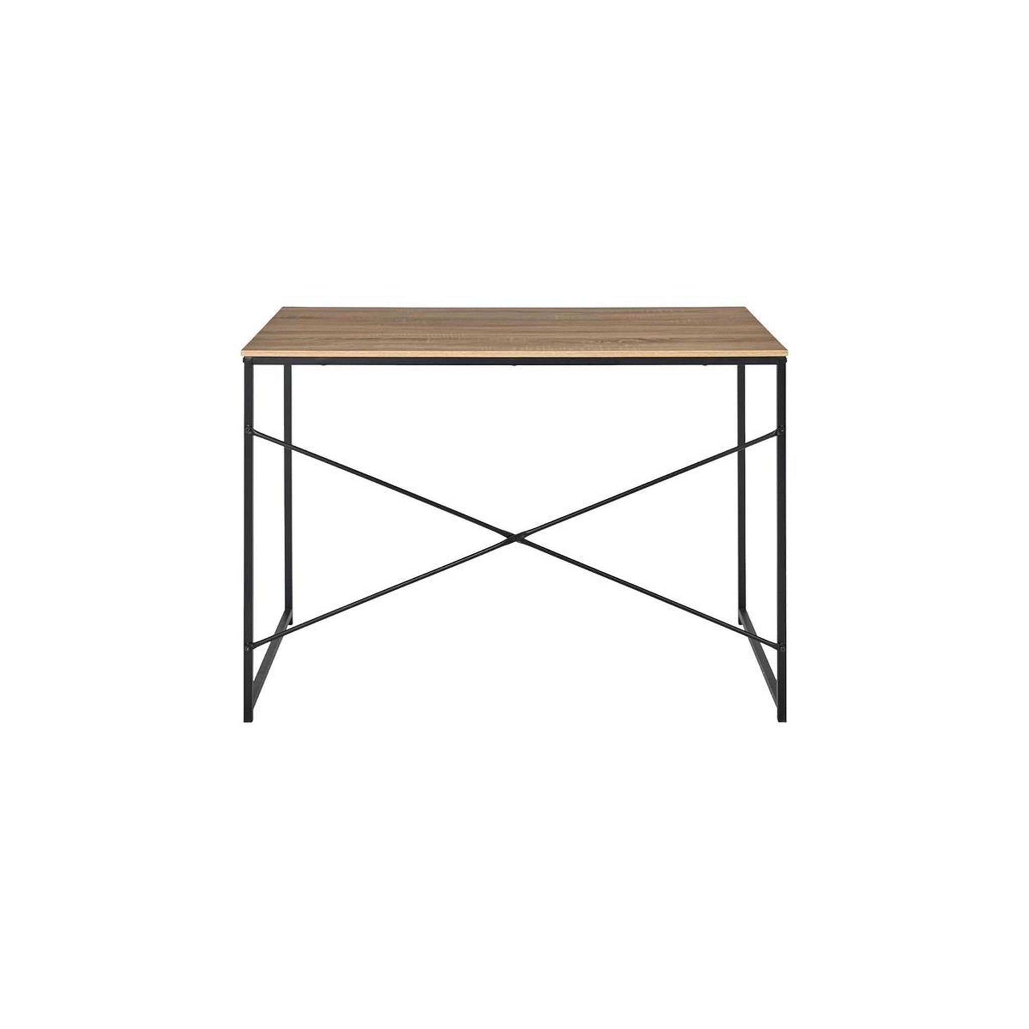 Voir la diapositive 4 : The Home Deco Factory Bureau design  loka  110cm marron & noir