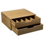 Voir la diapositive 2 : FIVE Porte-Capsules  2 Tiroirs  34cm Naturel