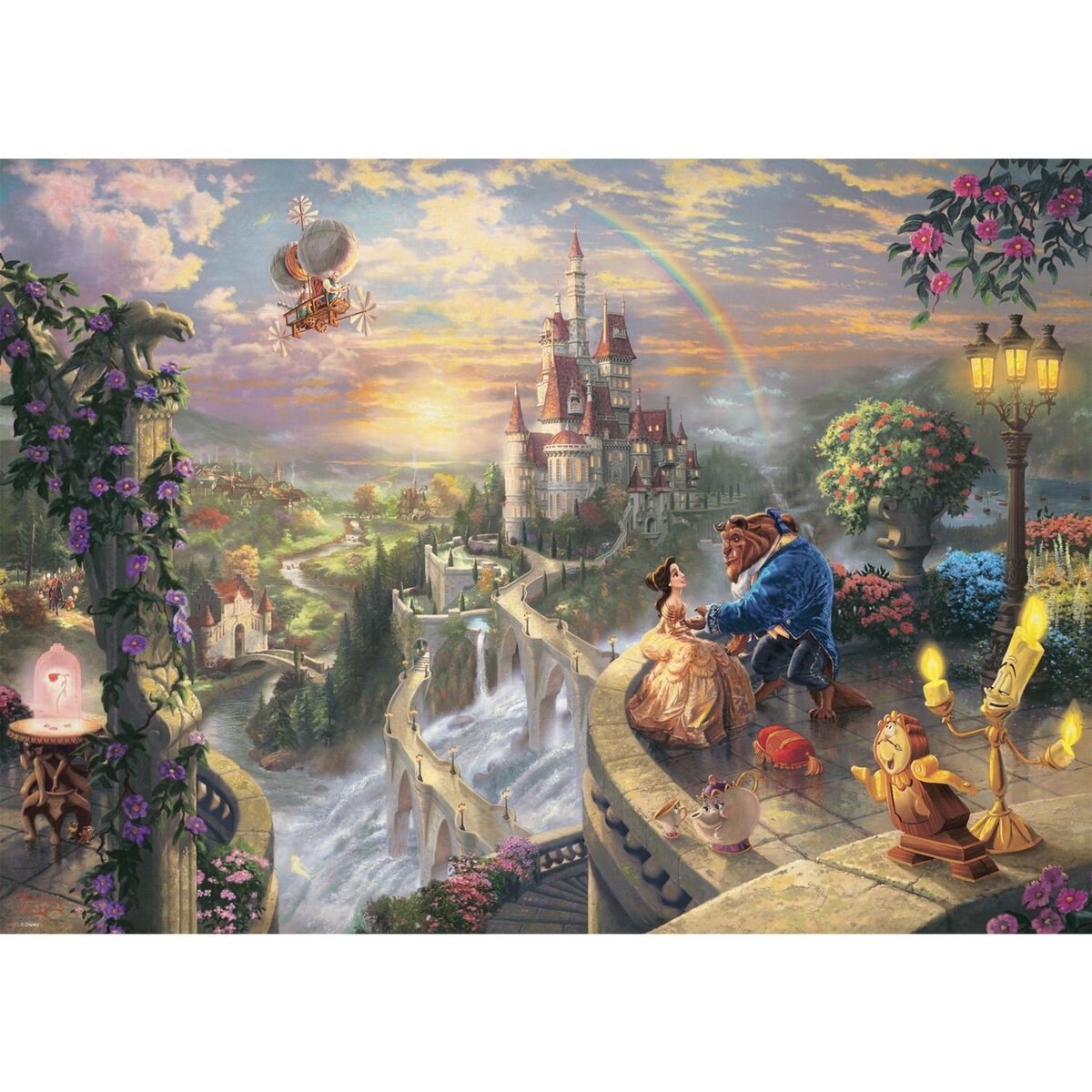 Schmidt Puzzle 1000 pièces : Disney : La Belle et la Bête
