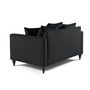 Voir la diapositive 4 : BEST MOBILIER Flamingo - canapé droit 2 places en velours