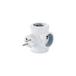 WATT AND CO Multiprise rotative 3x16A Blanc