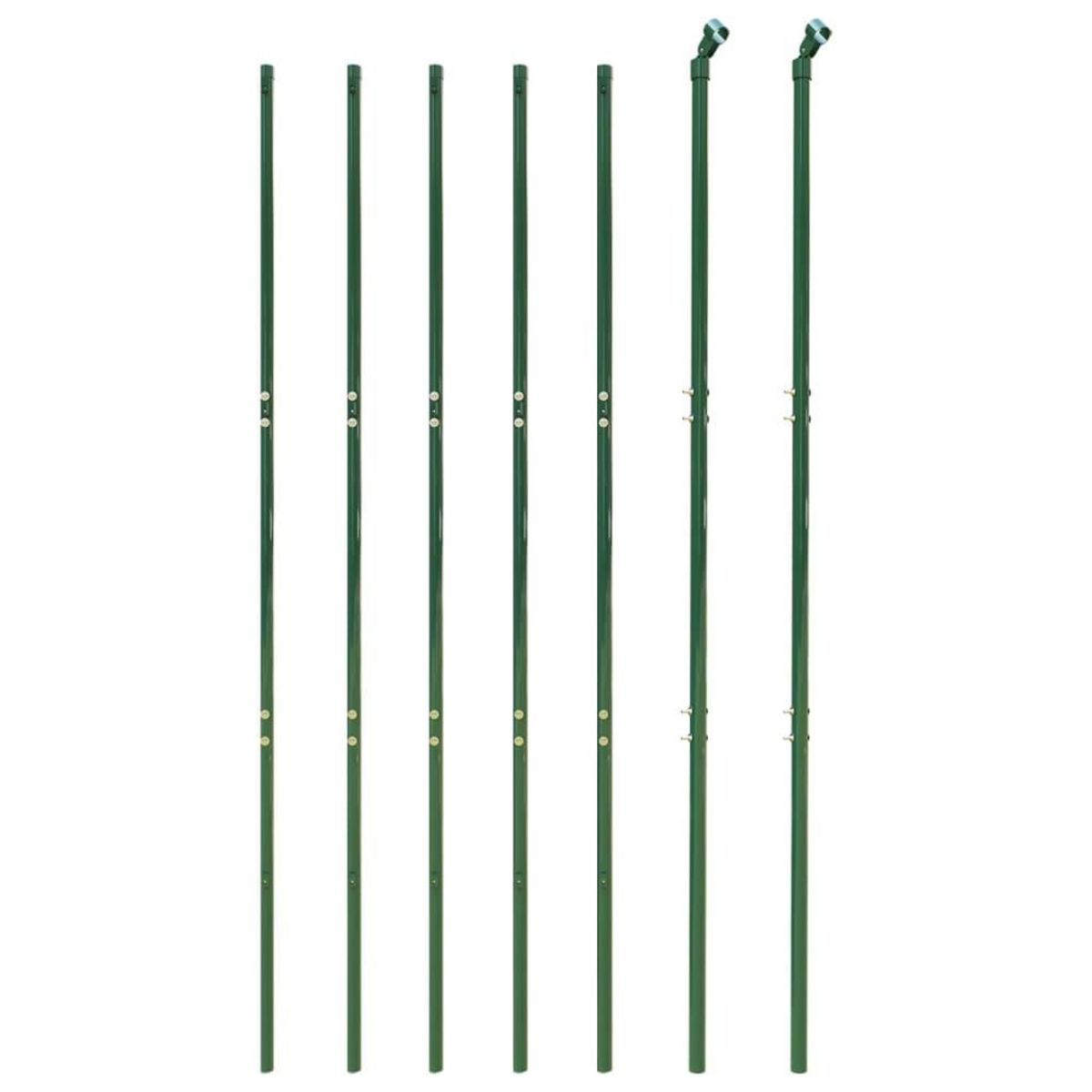 VIDAXL Cloture en treillis metallique vert 1,4x10 m acier galvanise