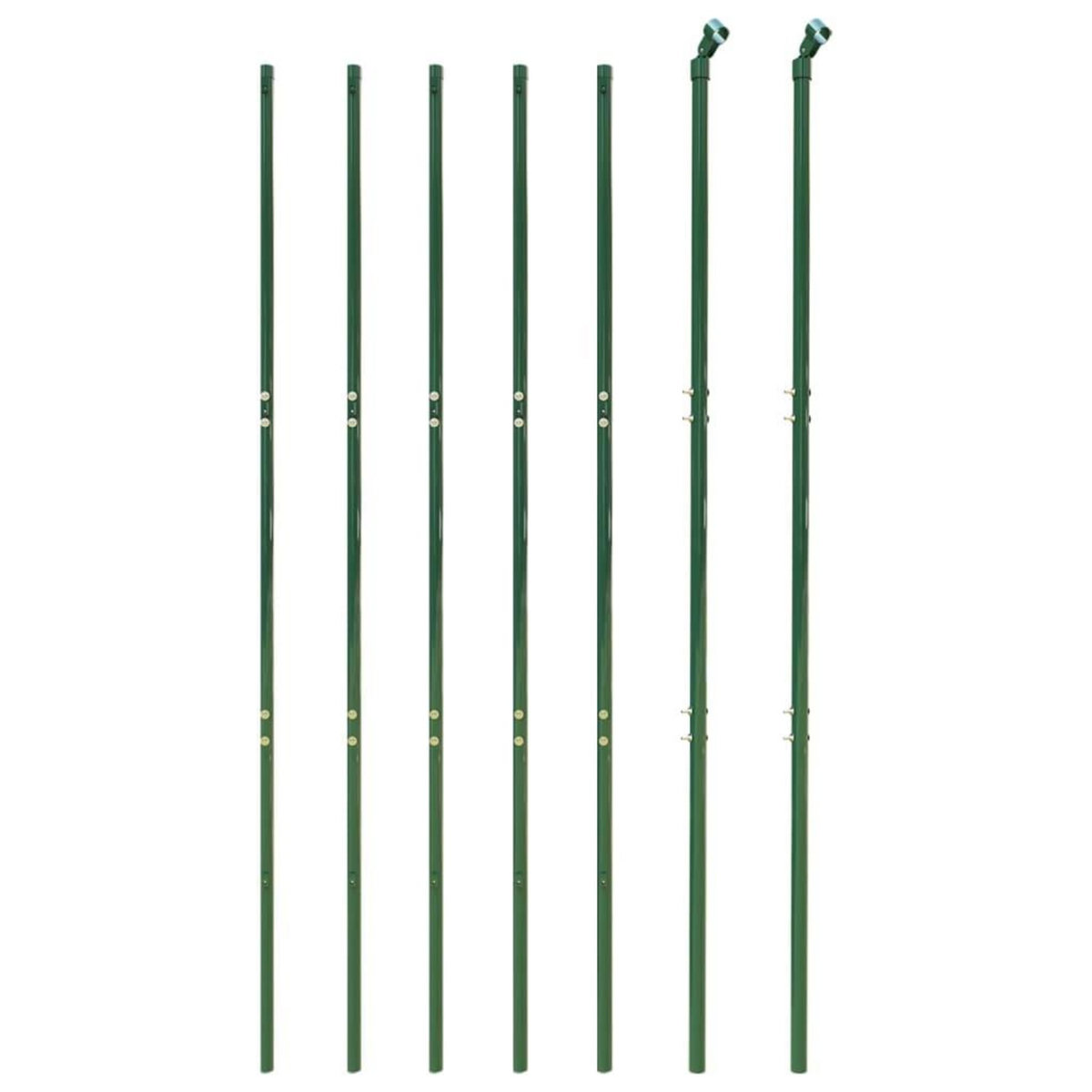 VIDAXL Cloture en treillis metallique vert 1,4x10 m acier galvanise