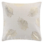 Paris Prix Coussin Déco Imprimé  Sunny Gold  60x60cm Or
