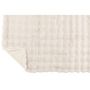 Voir la diapositive 2 : Paris Prix Plaid Uni  Wave  130x180cm Blanc