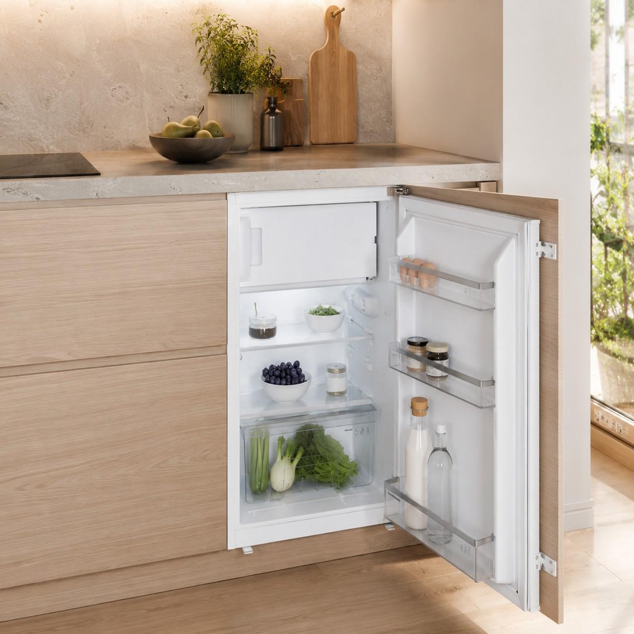 Voir la diapositive 2 : SCHNEIDER Schneider scrf880s-d - réfrigérateur top intégrable 116l blanc