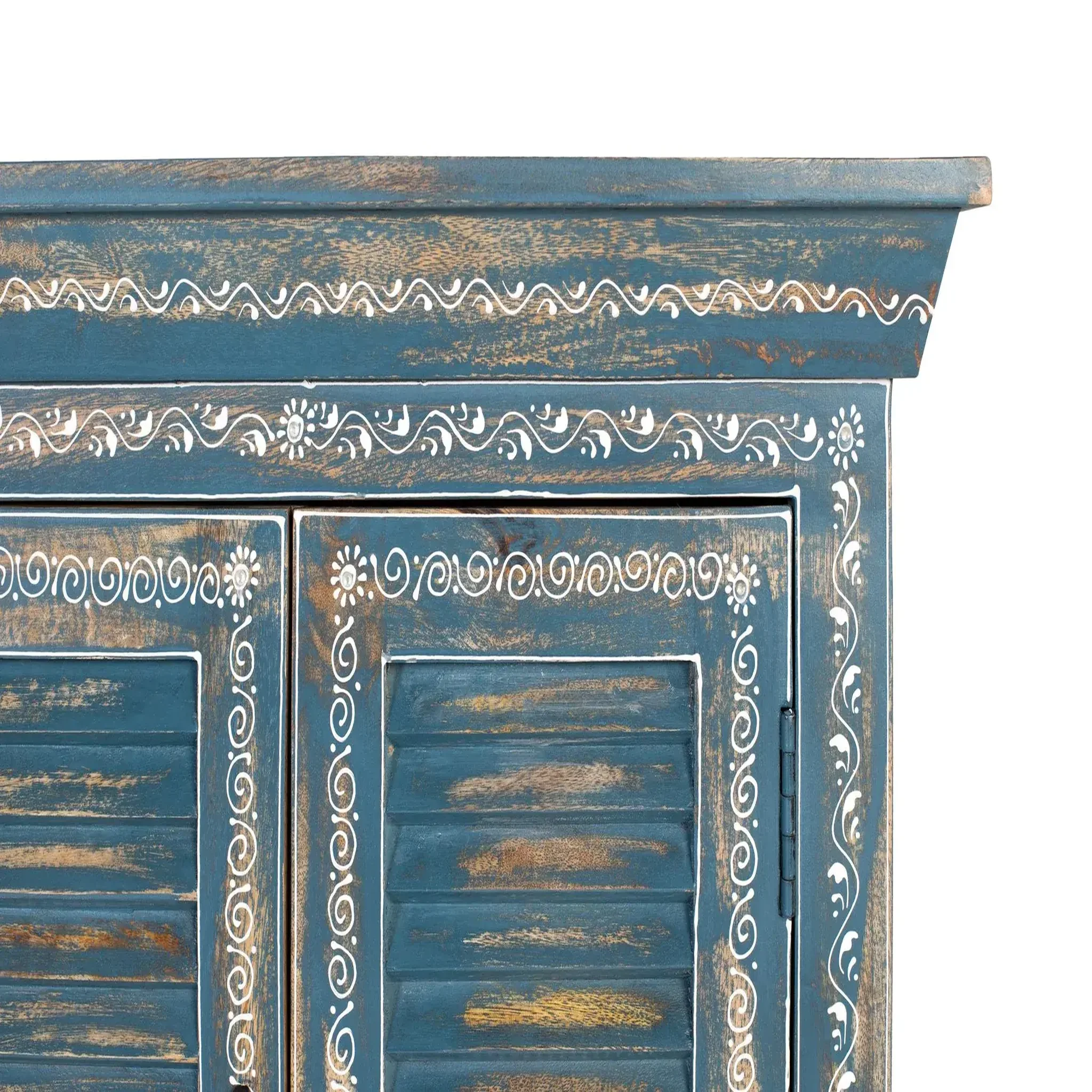 Voir la diapositive 2 : GINER Y COLOMER SL Buffet en bois de manguier 184cm style artisanal ethnique
