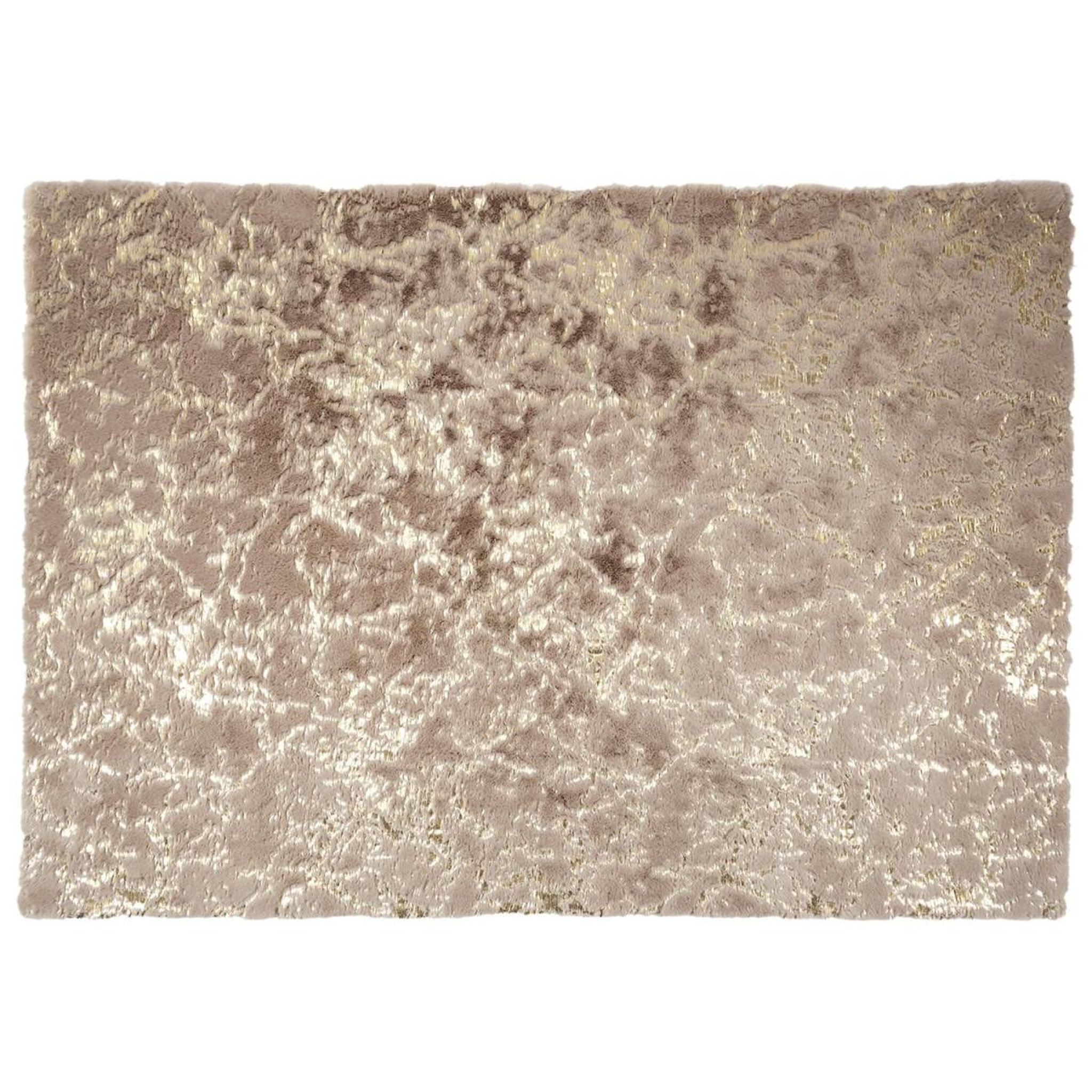 Voir la diapositive 1 : The Home Deco Factory Tapis Imitation Fourrure  Negrada  120x170cm Taupe