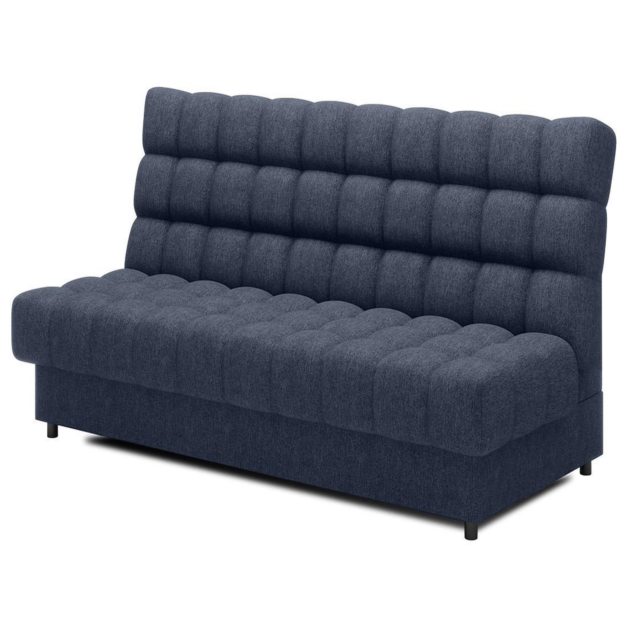 Voir la diapositive 5 : BEST MOBILIER Ezra - canapé convertible clic-clac 3 places avec coffre en tissu texturé