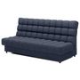 Voir la diapositive 5 : BEST MOBILIER Ezra - canapé convertible clic-clac 3 places avec coffre en tissu texturé