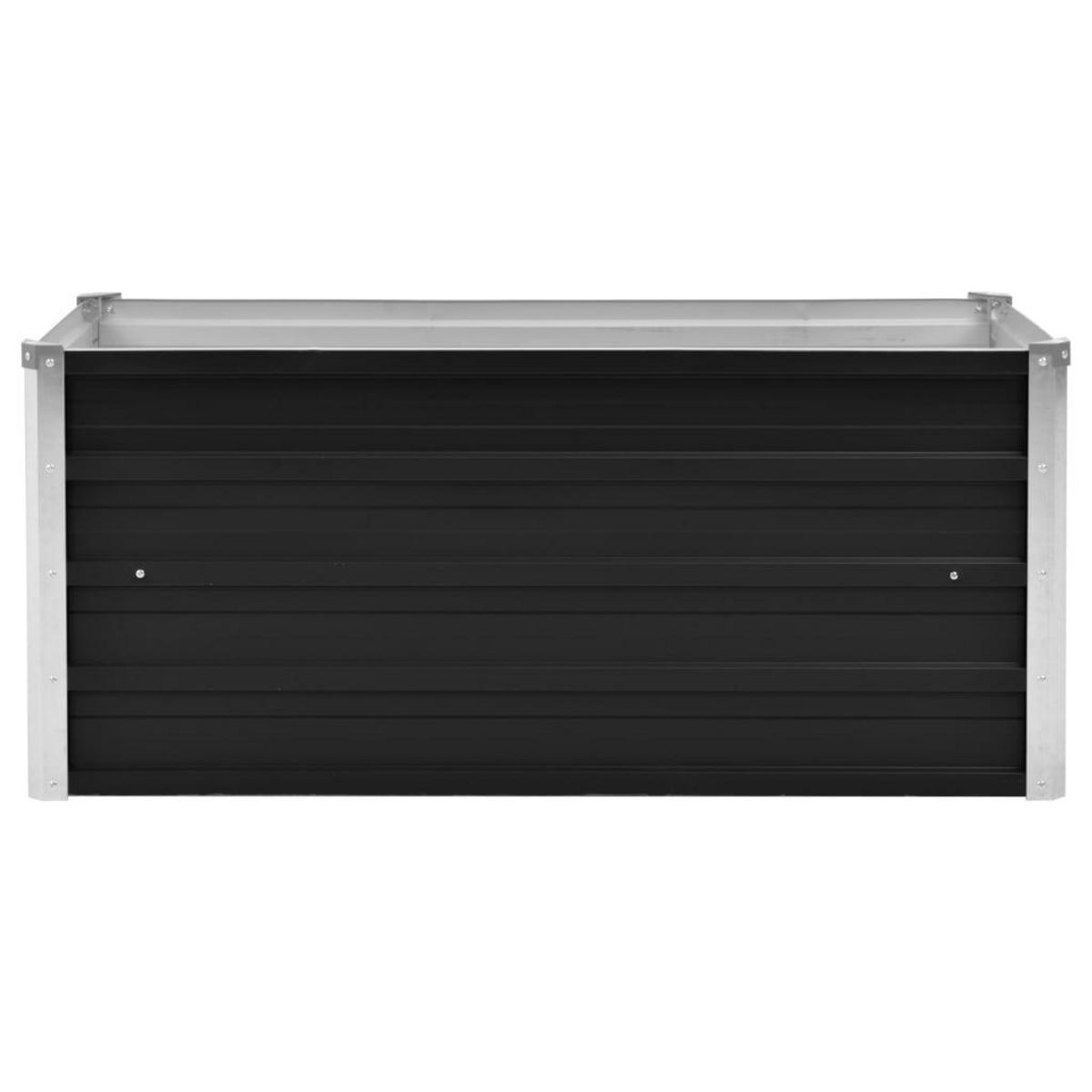 VIDAXL Lit sureleve de jardin Anthracite 100x40x45 cm Acier galvanise