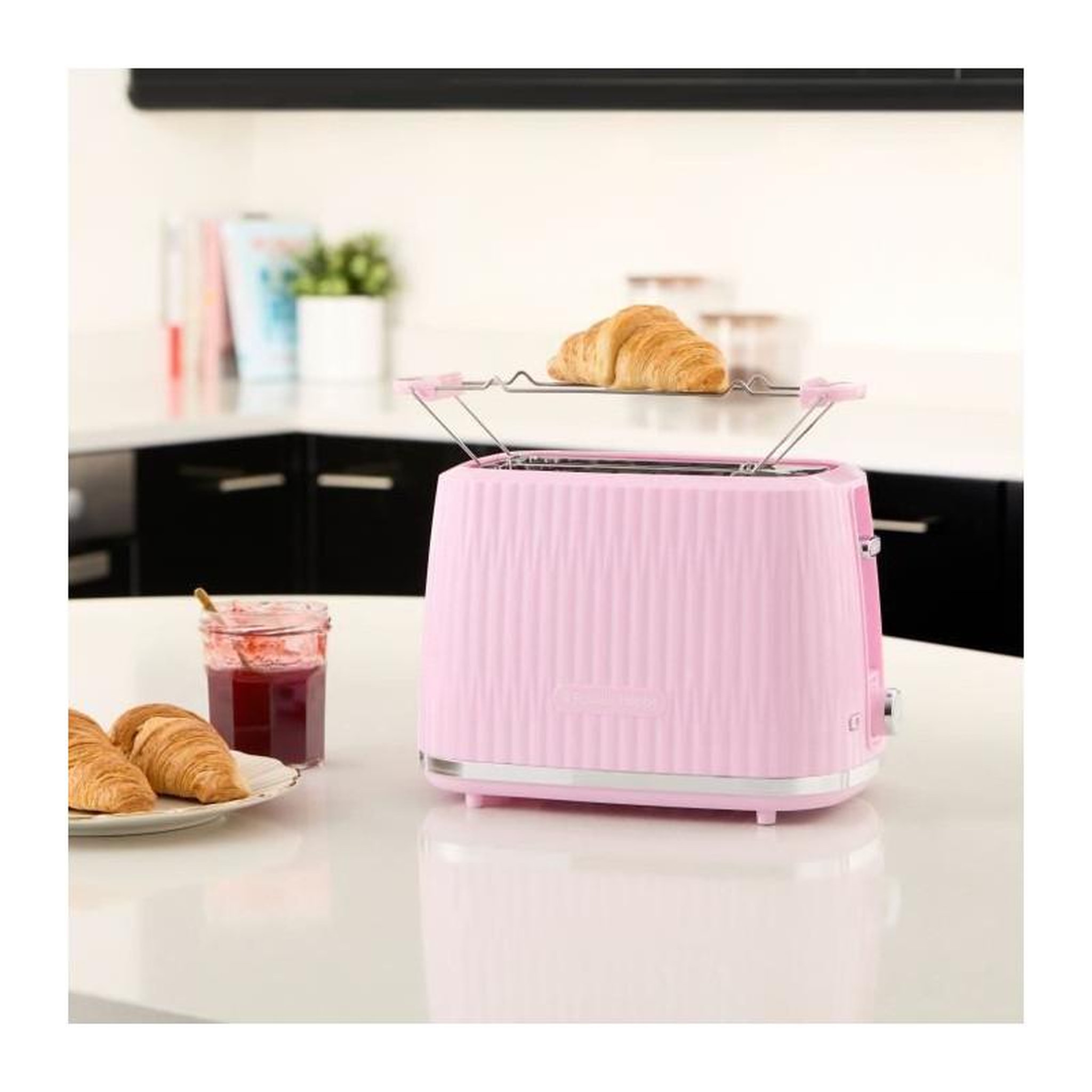 Voir la diapositive 2 : Russell Hobbs Grille-pain - RUSSELL HOBBS - EDEN - 800 W - 2 fentes - Rasberry