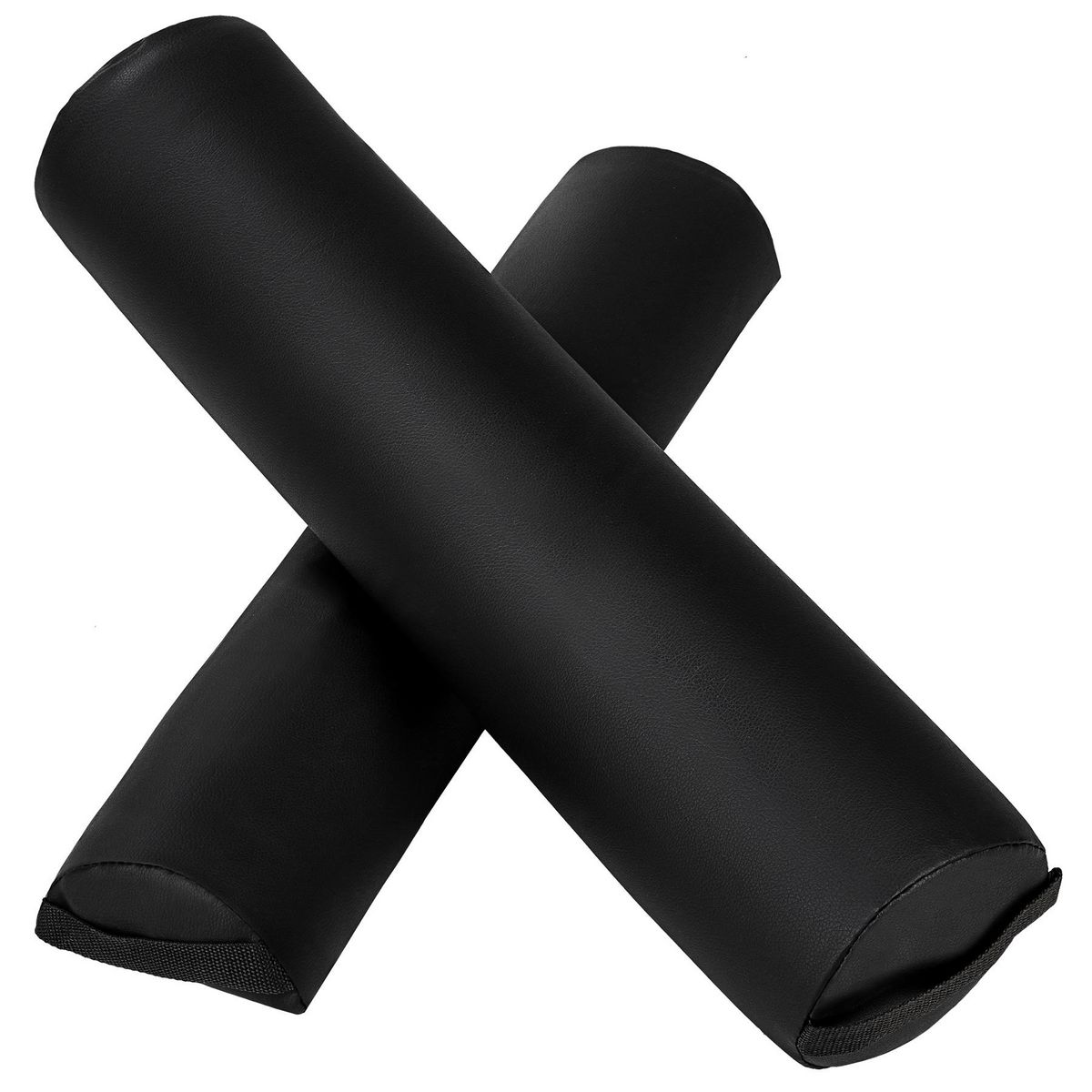 tectake Ensemble de coussins de massage demi-rouleau et rouleau pour le cou ou le genou noir