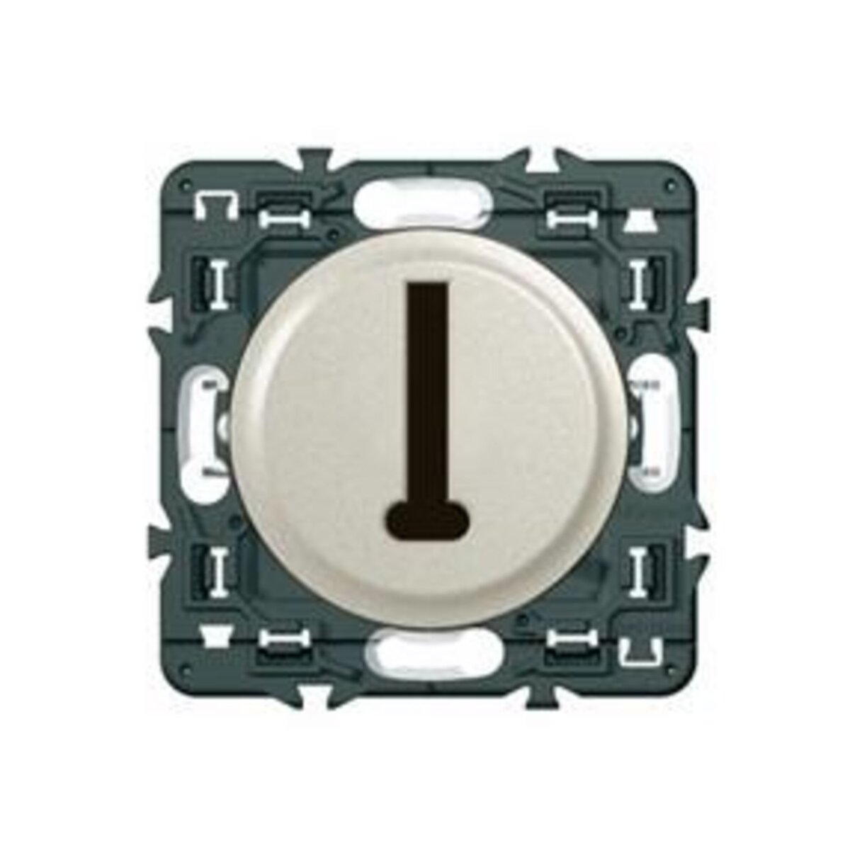 Legrand Celiane prise téléphone 8 contacts en T titane à composer