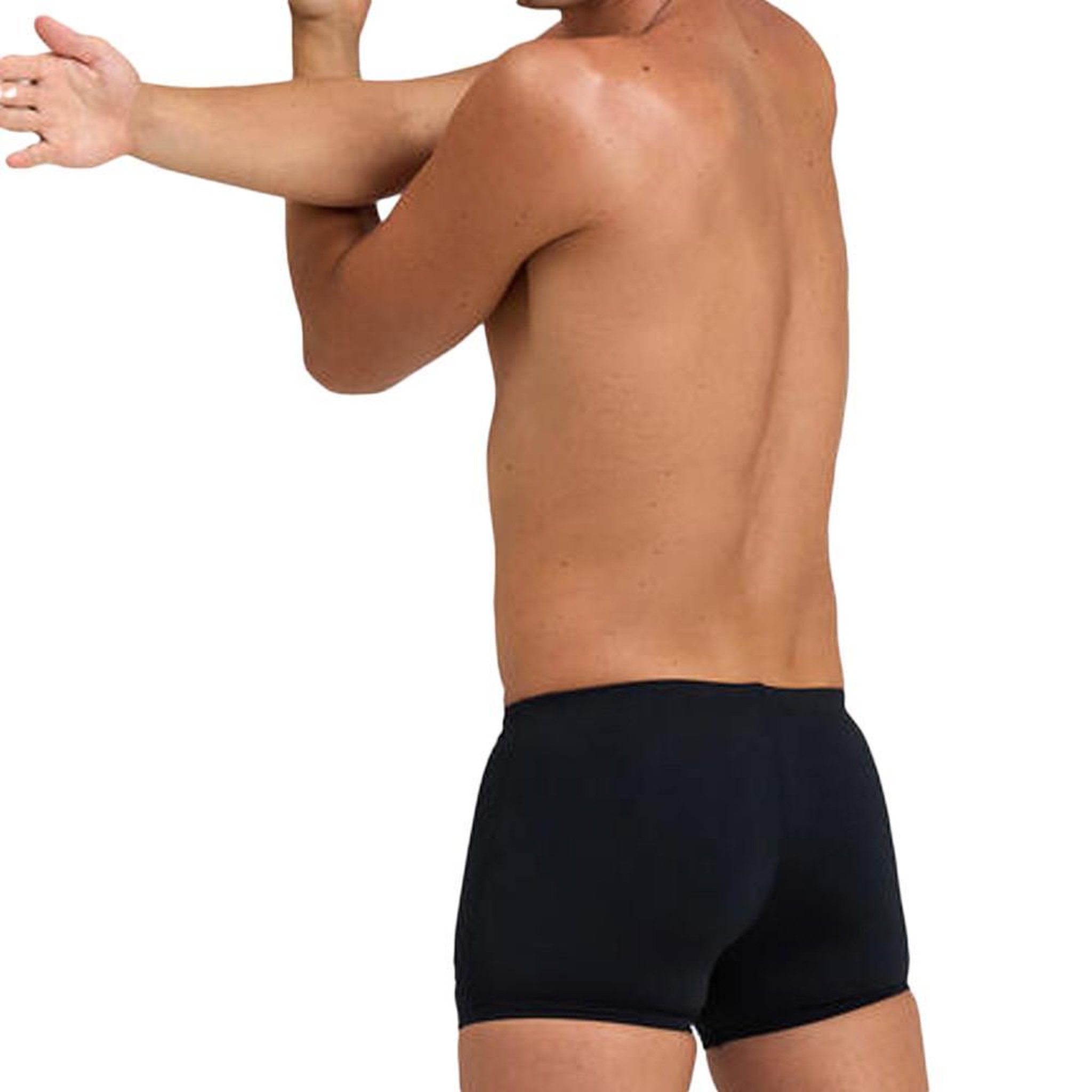 Voir la diapositive 4 : ARENA Boxer de bain Noir Homme Arena Kikko Graphic